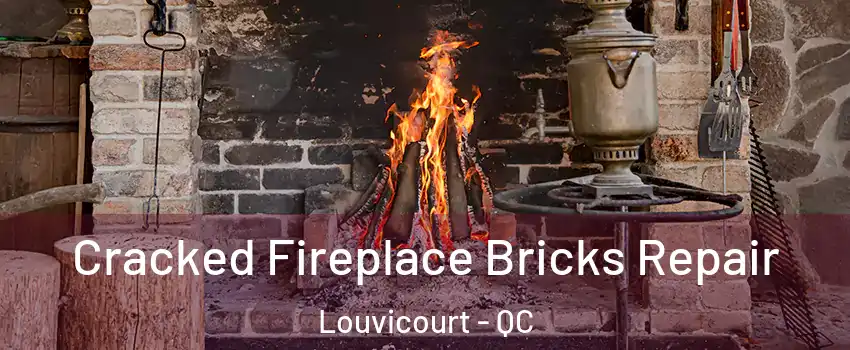  Cracked Fireplace Bricks Repair Louvicourt - QC