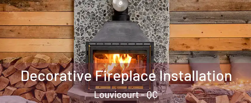  Decorative Fireplace Installation Louvicourt - QC