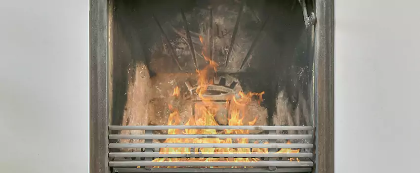 Travis Industries Linear Gas Fireplace Installation in Val dOr, Quebec