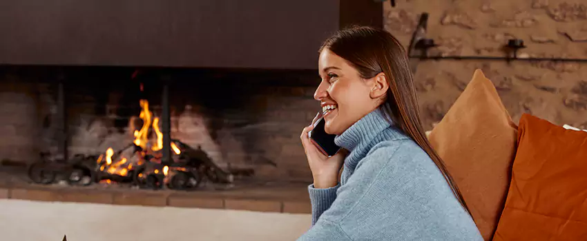 Dimplex Built-In Electric Fireplace Installation in Val dOr, QC