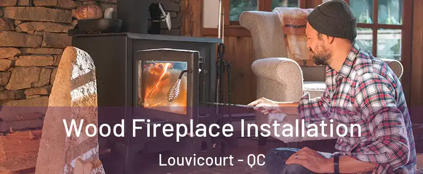  Wood Fireplace Installation Louvicourt - QC